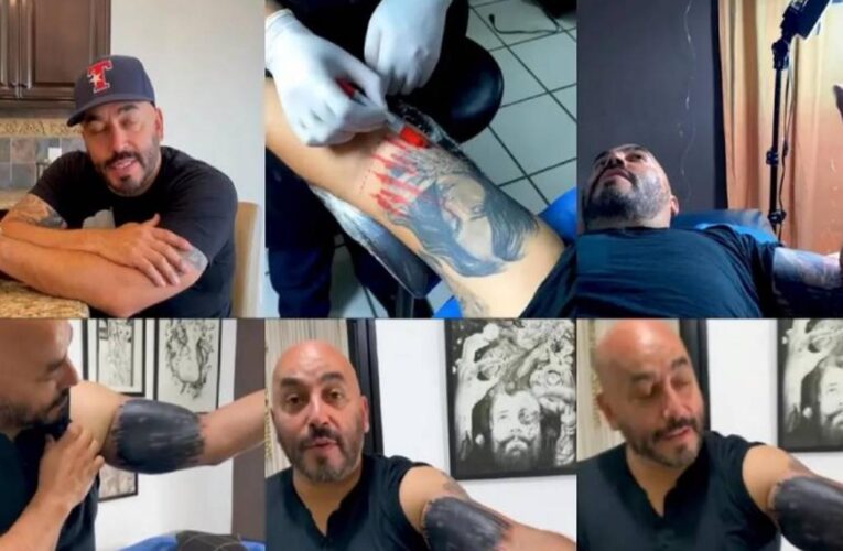 ¡Nada es para siempre! Lupillo Rivera no deja rastro de tatuaje de Belinda