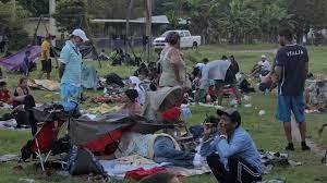 Migrantes avanzan por el sur de México con la salud mermada