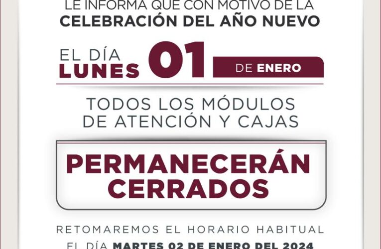 Cerrarán cajas y módulos de predial este 31 de diciembre en Cancún