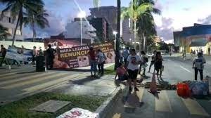 Cancún: caos en Zona Hotelera por secuestro vial de protestantes