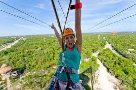 Tour de tirolesas en Cancún