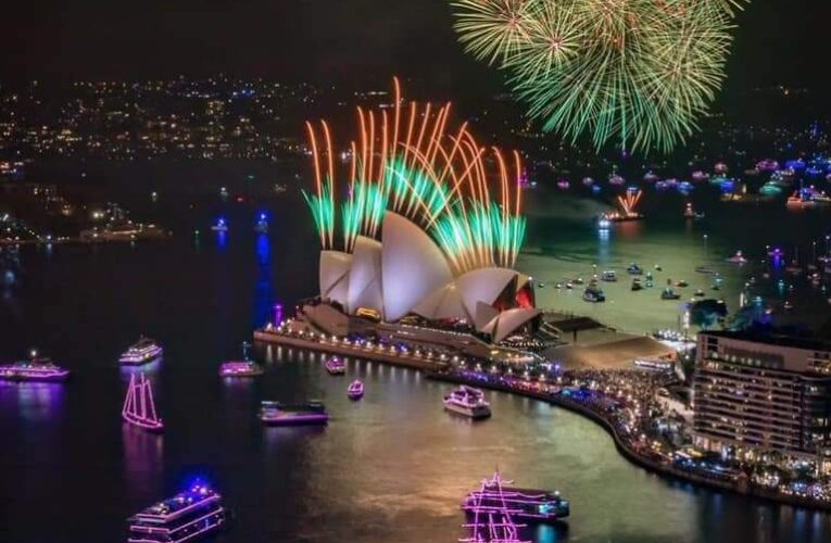 En Australia ya celebran el Año Nuevo