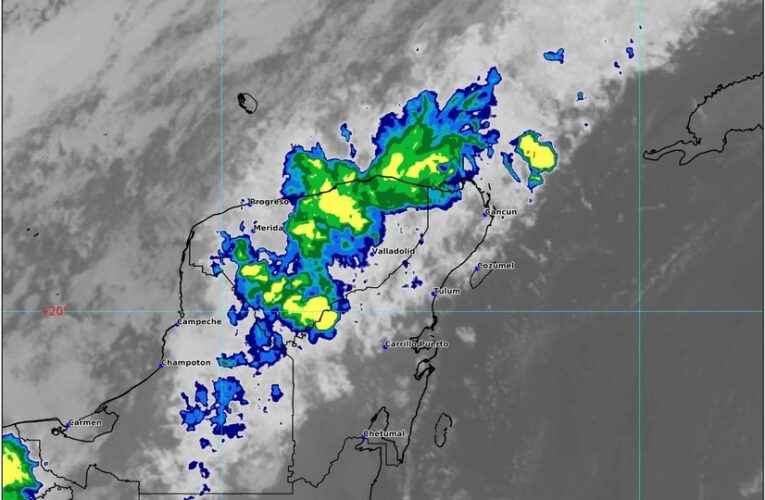 Frente Frío 27 se extiende sobre Península de Yucatán