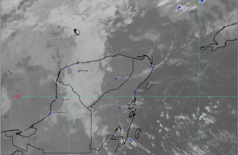 Pronostican chubascos en Quintana Roo y una tarde cálida