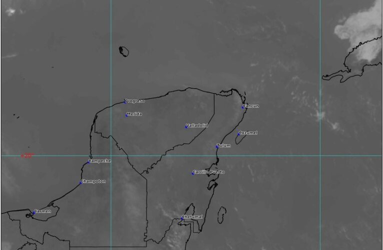 Prevén cielo nublado con lluvias aisladas para Quintana Roo