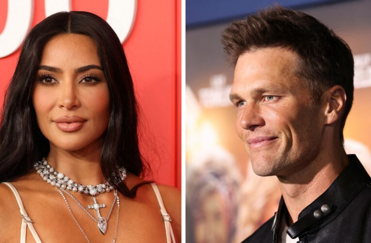 Kim Kardashan niega romance con Tom Brady