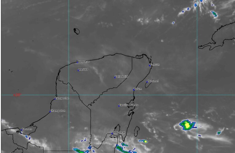 CIELO PARCIALMENTE NUBLADO Y LLUVIAS FUERTES EN LA PENÍNSULA DE YUCATÁN