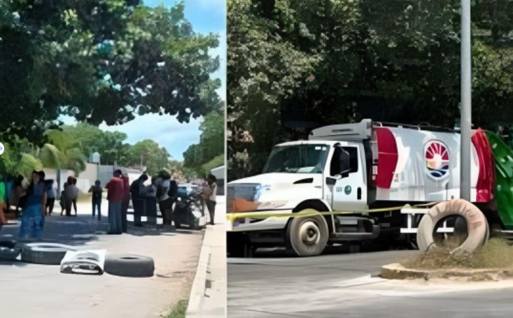 Vecinos bloquean acceso del antiguo relleno sanitario de Cancún