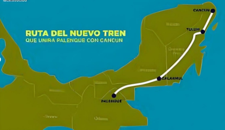 El recorrido del Tren Maya desde Palenque a Cancún