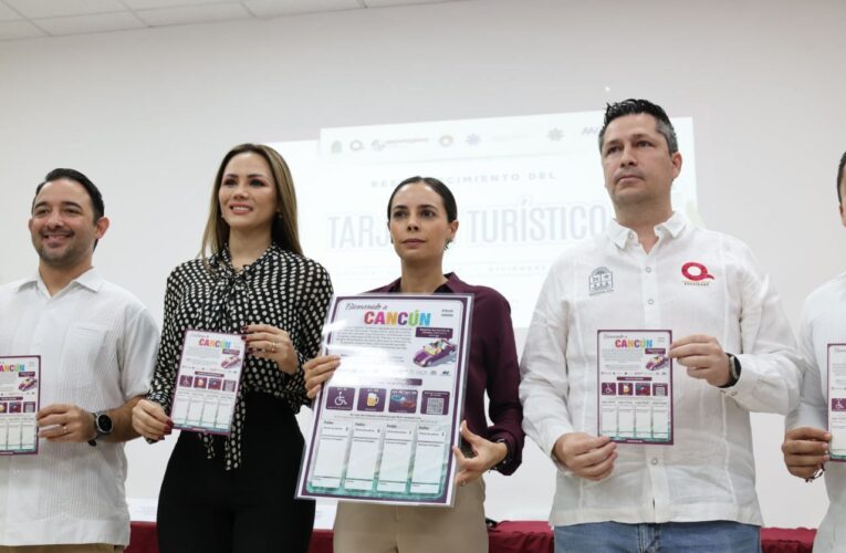 Presentan restablecimiento del Tarjetón Turístico en Cancún