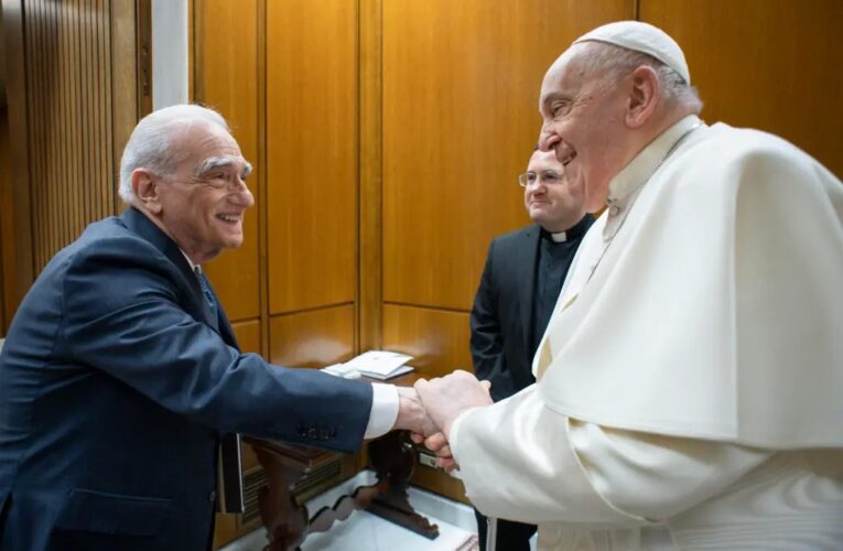 Martin Scorsese se reúne con el papa Francisco