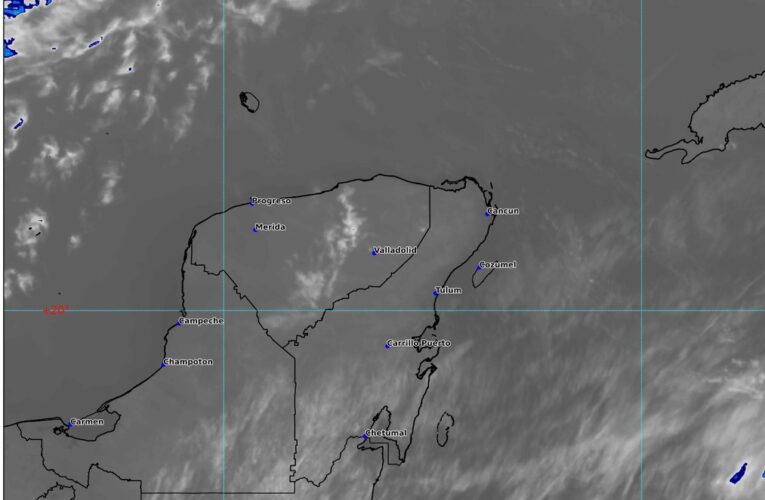 Persistirán las altas temperaturas en la Península de Yucatán