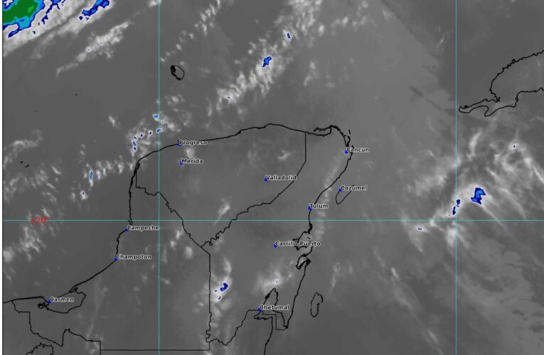 Frente Frío Número 42 afectará a la Península de Yucatán