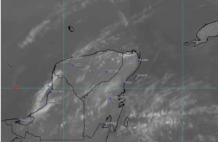 PRONOSTICAN LLUVIAS AISLADAS PARA LA PENÍNSULA DE YUCATÁN