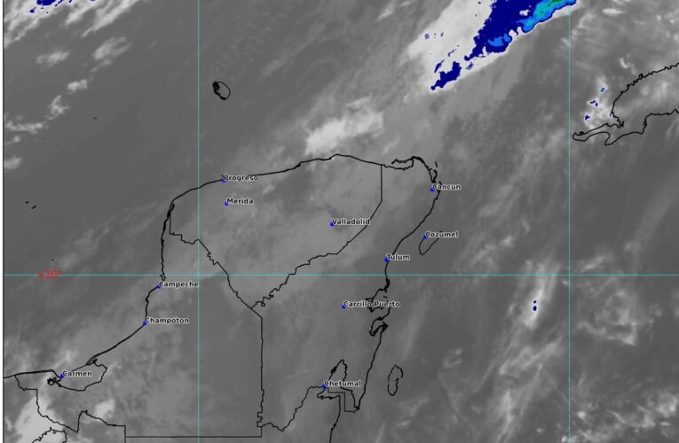 Frente frío número 45 dejará lluvias intensas en la Península de Yucatán