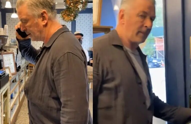 Alec Baldwin y manifestante pro Palestina tienen pelea en cafetería