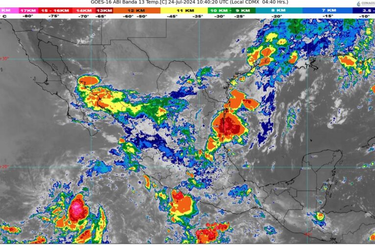 La onda tropical 13 afectará el sureste y sur de México