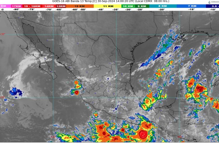 Huracán #Milton producirá lluvias intensas y muy fuertes, en México