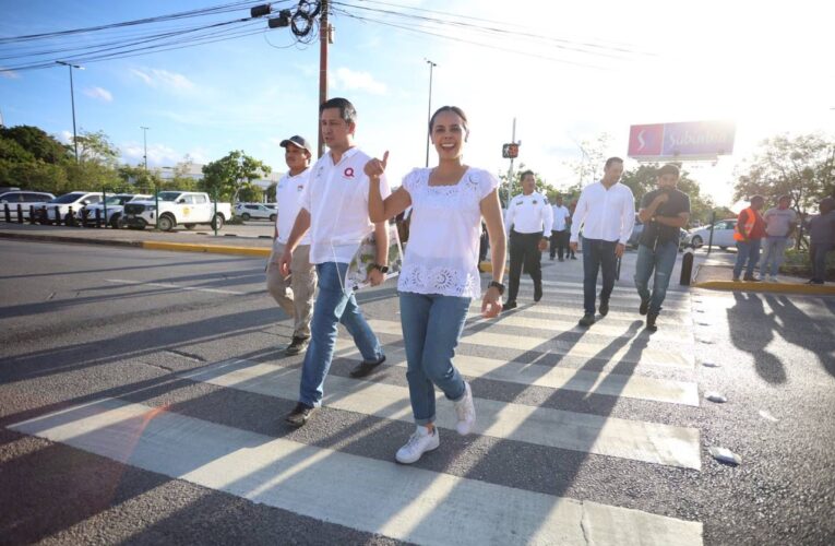 MODERNIZAMOS A CANCÚN CON INFRAESTRUCTURA DE CALIDAD: ANA PATY PERALTA