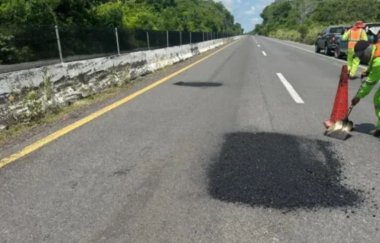 Sigue la rehabilitación de la carretera Xalapa-Veracruz