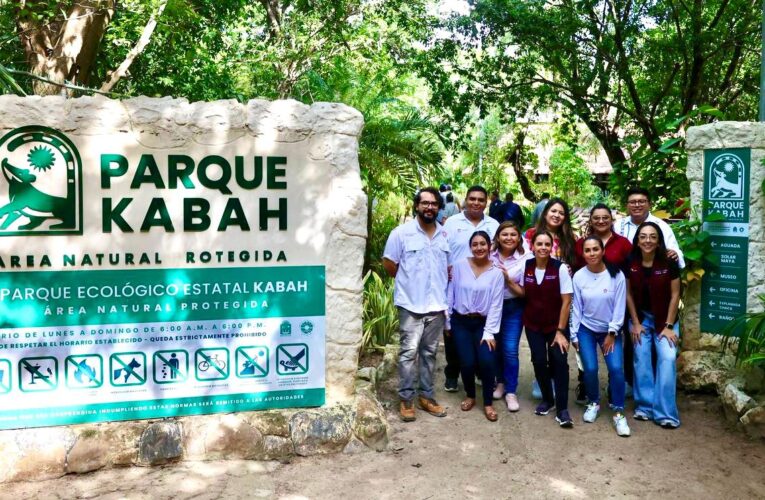 Renueva gobierno de Ana Paty Peralta especios en Parque Estatal Kabah