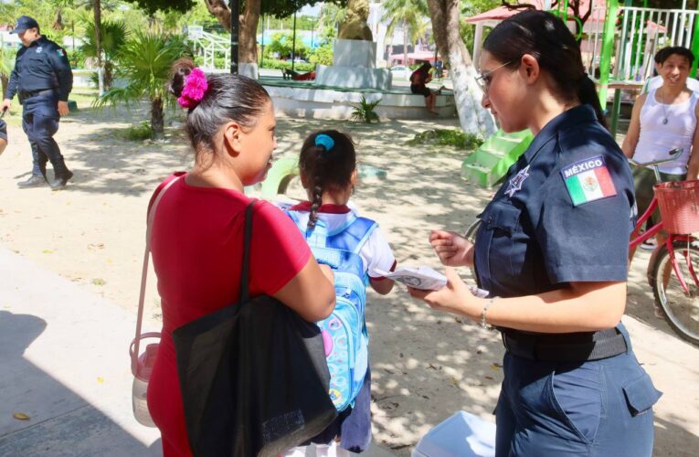 Arranca campaña de prevención de adicciones en Puerto Morelos