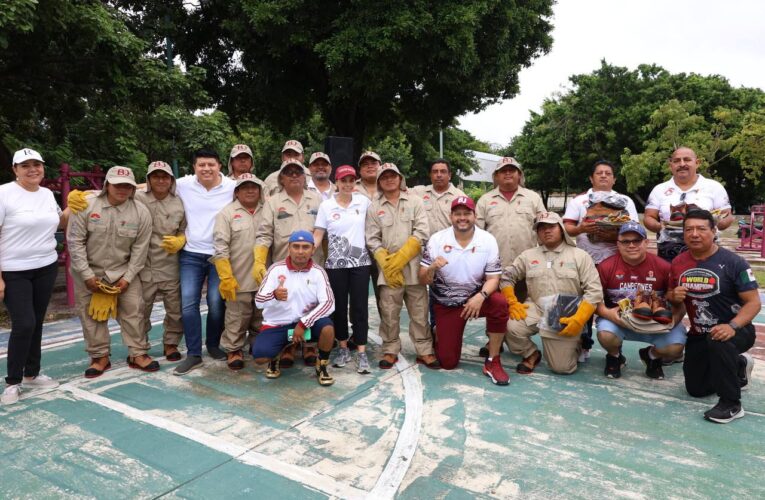 Rehabilita Ana Paty espacios deportivos para cancunenses