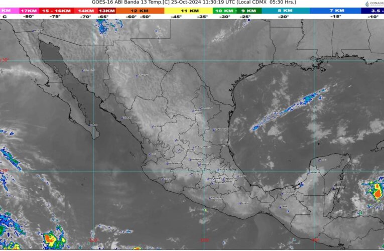 Se prevén lluvias fuertes y muy fuertes en el Sur, Sureste y Península de Yucatán