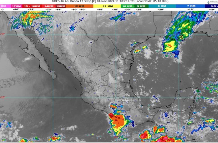 La onda tropical número 30 se desplazará al sur de Guerrero y Michoacán