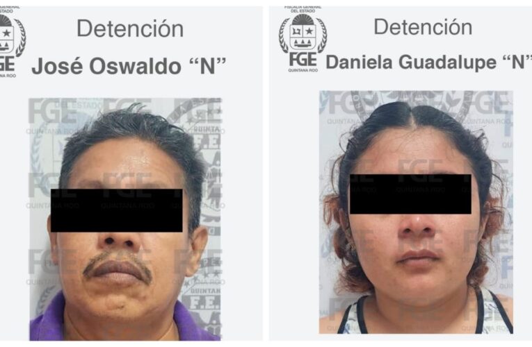 Captura FGE Quintana Roo a dos personas por secuestro en el municipio de Benito Juárez