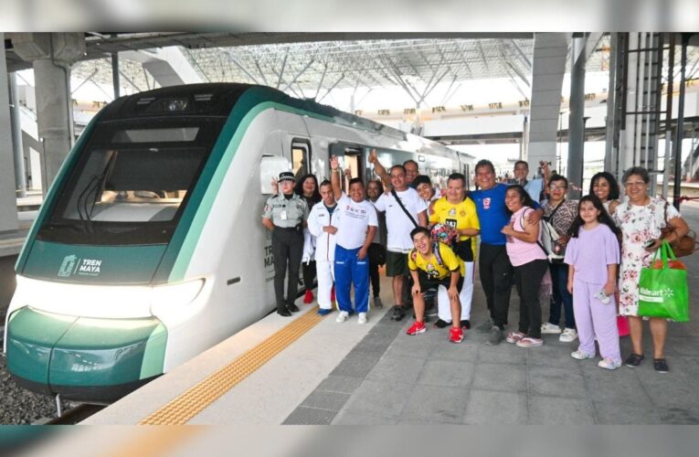 Tren Maya celebra la inclusión con Gallos de Córdoba Futbol Down