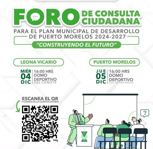 Convoca Blanca Merari a participar en los foros de Consulta Ciudadana sobre el Plan Municipal de Desarrollo