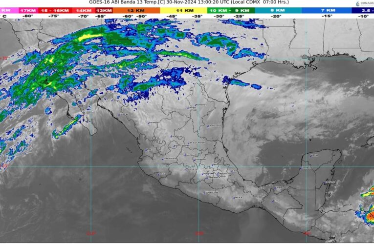 Prevén lluvias fuertes en Veracruz y Oaxaca