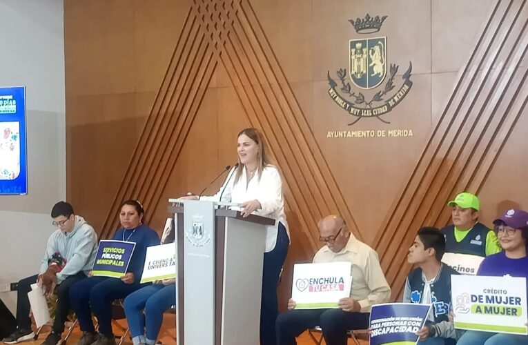 Cecilia Patrón presenta informe de sus primeros 100 días como alcaldesa de Mérida