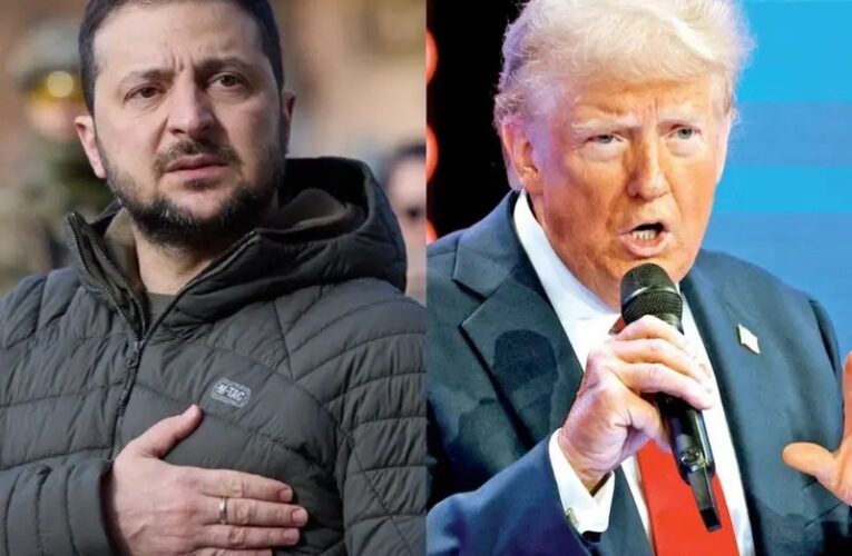 Zelenski desea tener a Donald Trump del lado de Ucrania