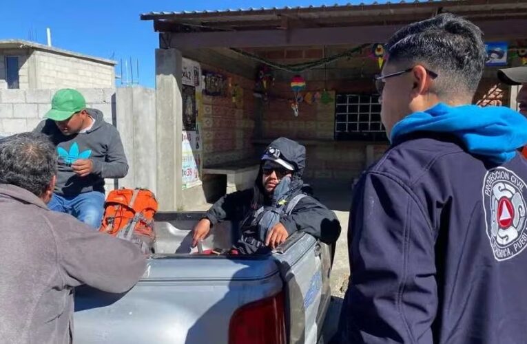 Rescatan a dos alpinistas que se habían perdido en el Pico de Orizaba