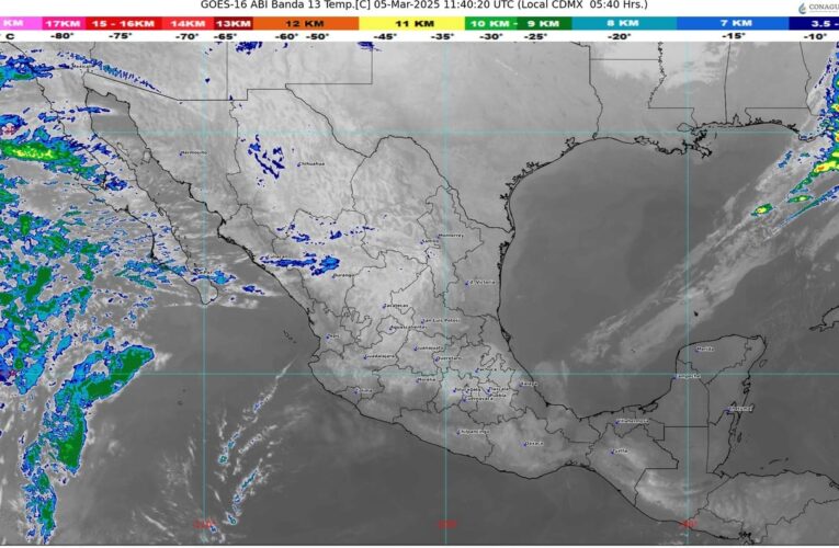 El frente frío 31 causará un evento de Norte en Veracruz, Tabasco, Campeche y Yucatán