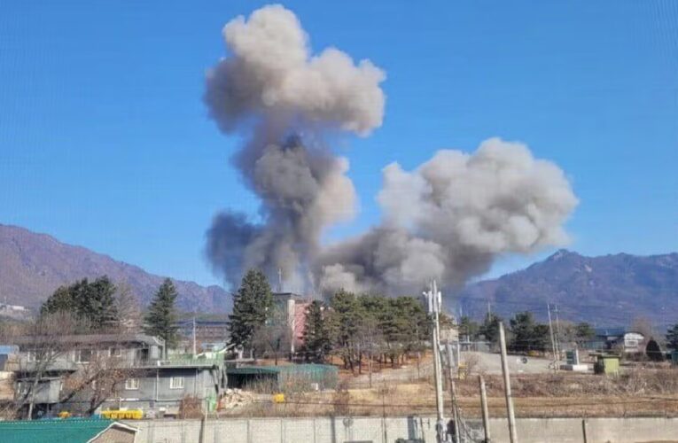 Misil impacta en Corea del Sur; viviendas han sido destruidas