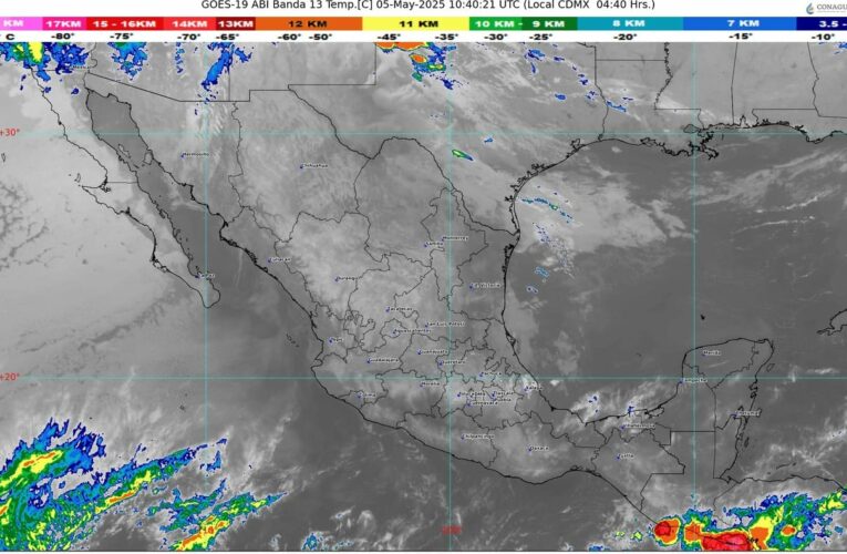 El frente frío número 42 se desplazará sobre el noroeste y norte del país