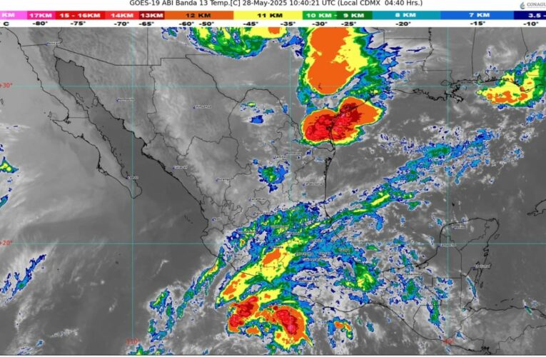 Posible ciclón tropical se desplazará al sur de las costas de Michoacán y Colima
