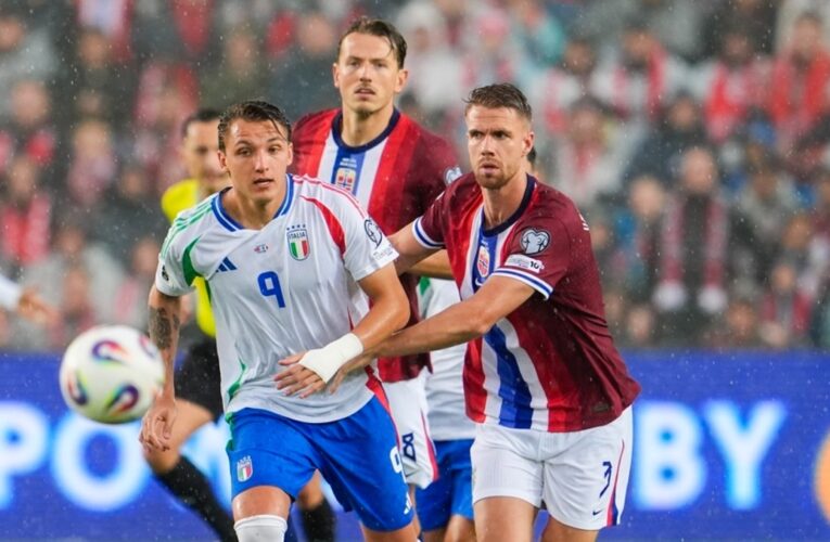 Noruega de Haaland derrota a Italia con goleada en los clasificatorios UEFA