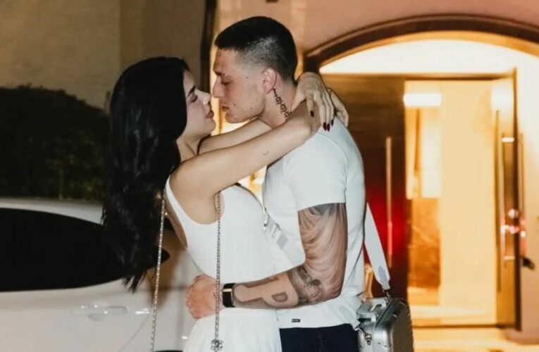 Peso Pluma y Kenia Os publican atrevida foto por sus 9 meses de novios: “Te amo”