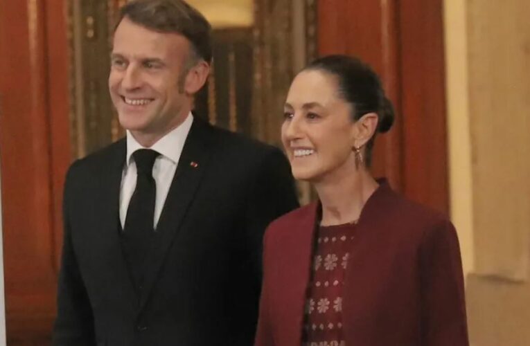 Macron invita a Sheinbaum a Francia en 2026 tras reunión “amistosa y fructífera”