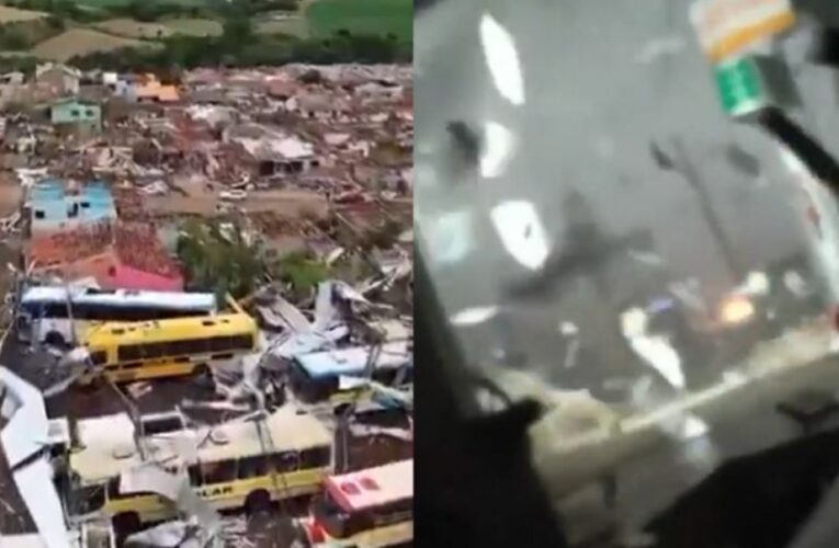 Tragedia en Brasil, el paso de un poderoso tornado dejó seis fallecidos y cientos de heridos
