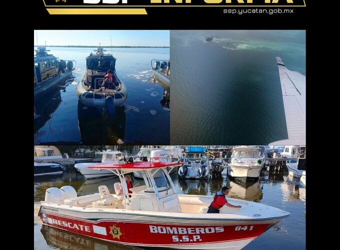 Siguen las labores de búsqueda por pescador desaparecido frente a Chuburná