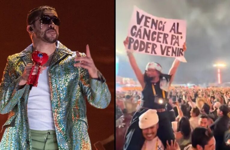 Fanática de Bad Bunny acude a su concierto para celebrar que logró vencer el cáncer; así reaccionaron los asistentes