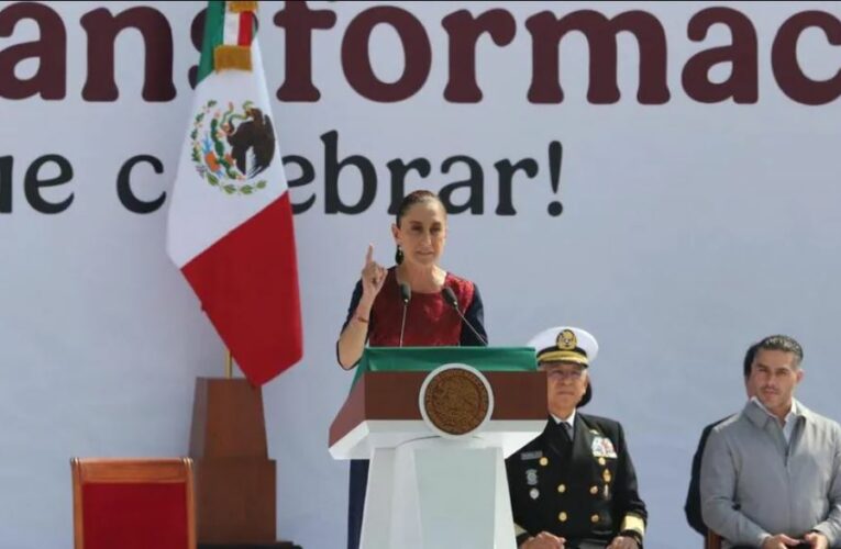 “México ya cambió… no somos colonia, ni protectorado de nadie”: Frases de Sheinbaum en mitin de siete años de la 4T