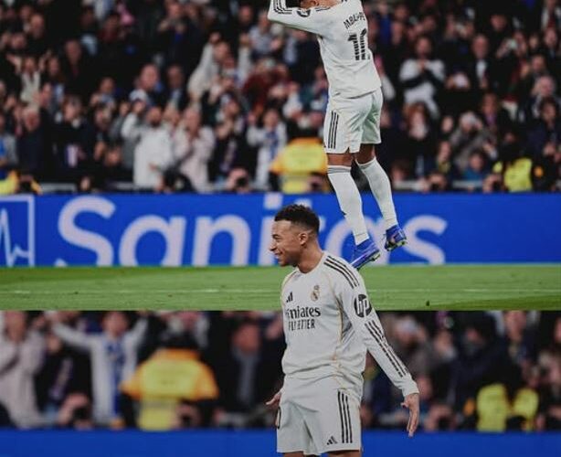 Kylian Mbappé iguala récord de goles en un año natural y lo celebra como Cristiano Ronaldo