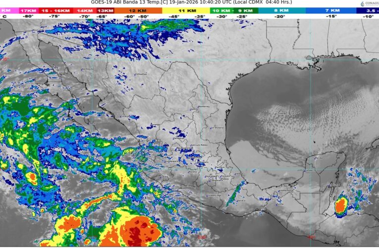 El frente frío número 29 se desplazará sobre el mar Caribe