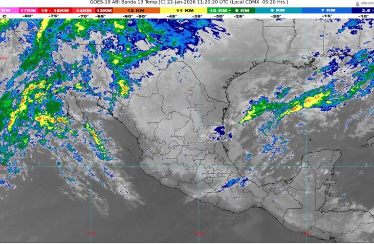El frente número 30 se mantendrá estacionario sobre el norte y noreste